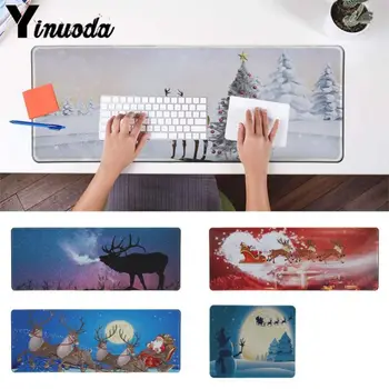

Yinuoda Vintage Cool Christmas deer Unique Desktop Pad Game Mousepad Mouse Keyboards Mat Mousepad for boyfriend Gift