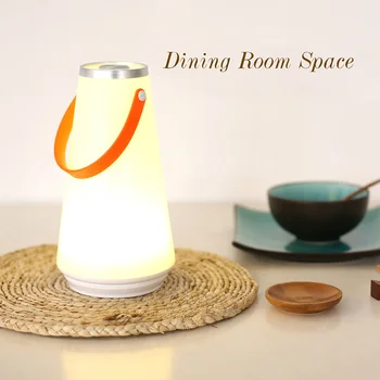 

USB Rechargeable Portable Atmospheres Light LED Touches Switch Dimmable Bedroom Table Lamp Dropshipping