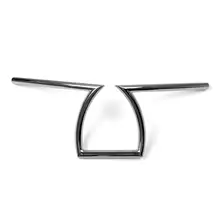 Artudatech Универсальный хромированный 7/" 22 мм руль Z бар Мотоцикл Чоппер поплавок на заказ