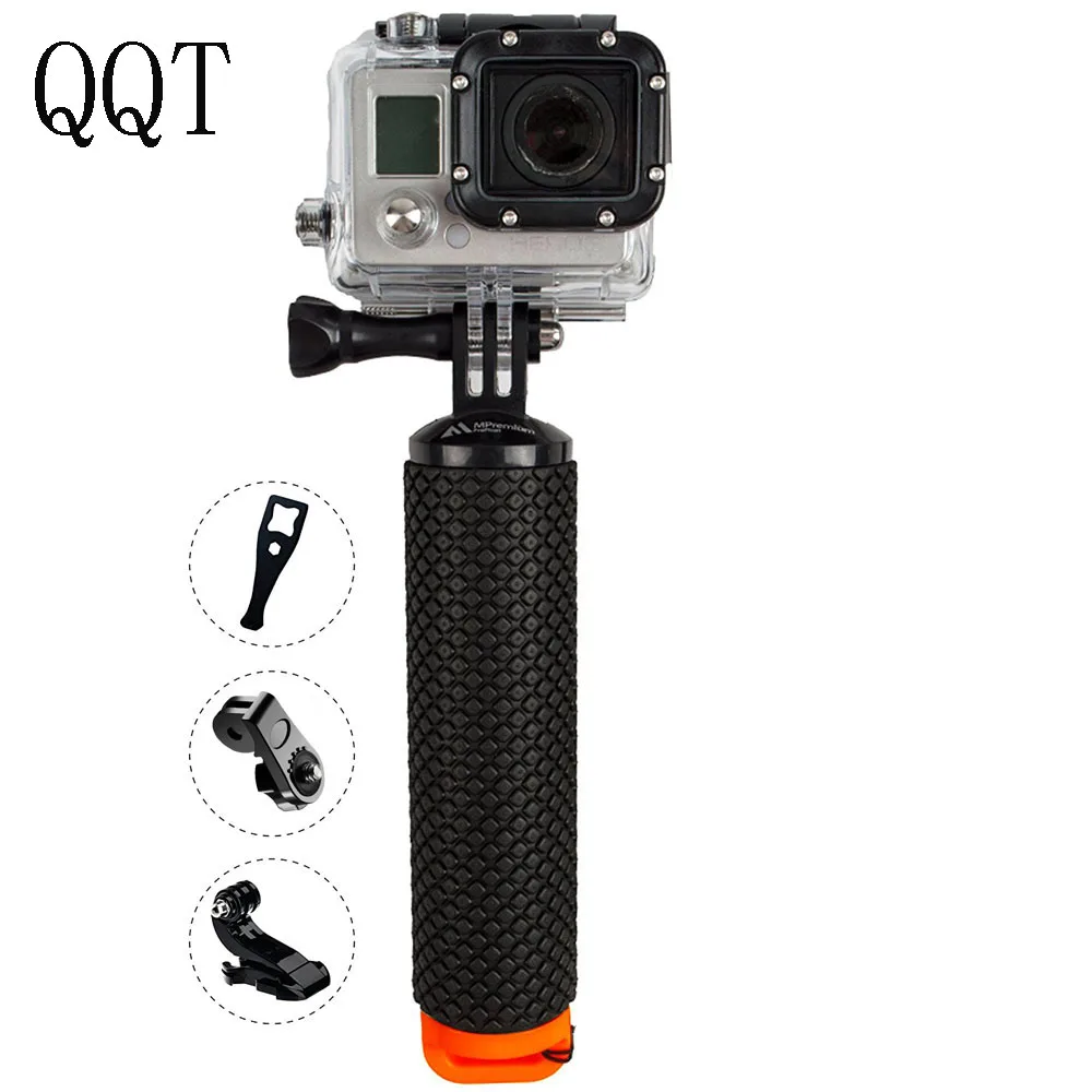 

QQT for GoPro Waterproof Floating Bobber for GoPro Hero 6 5 4 3 SJCAM SJ4000 Xiaomi Yi 4 K Eken Action Camera Hand Grip