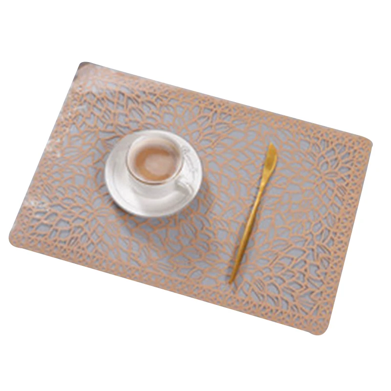 Западный ресторан кафе Настольный коврик водонепроницаемый полый коврик ПВХ материал