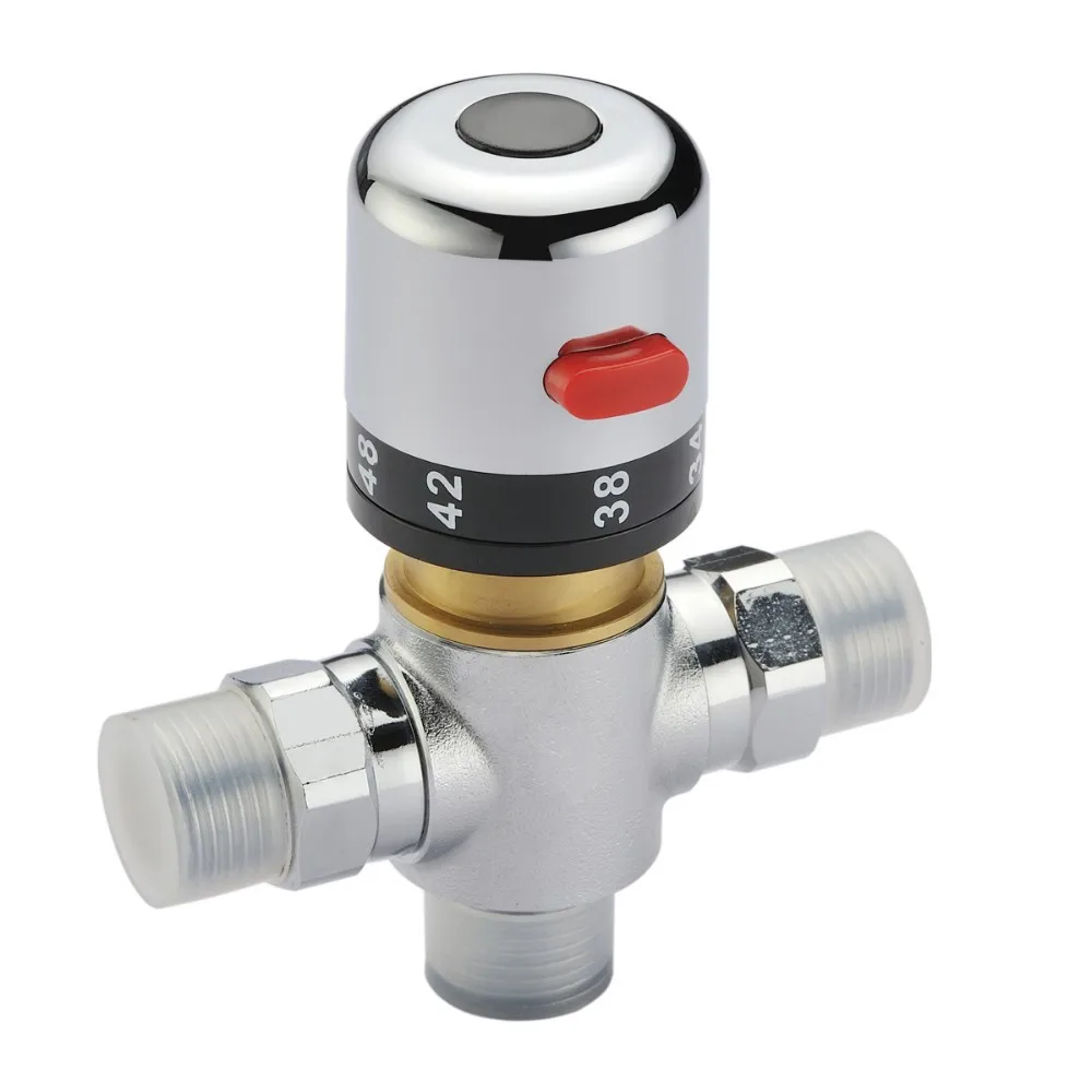 

Free shipping 38 degress mixer Valve, Adjust the Mixing Water Temperature Thermostatic mixer solar water heater valve AF00-1