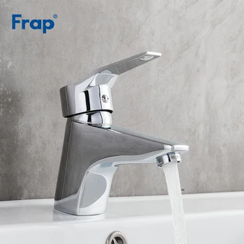 

FRAP New Arrival Contemporary Style Bathroom Basin Faucet Vessel Sink Water Tap Mixer Chrome Hot Cold water F1063