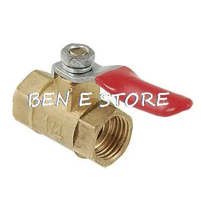 

Red Handle 0.47" Female Threaded Ball Valve forPipe
