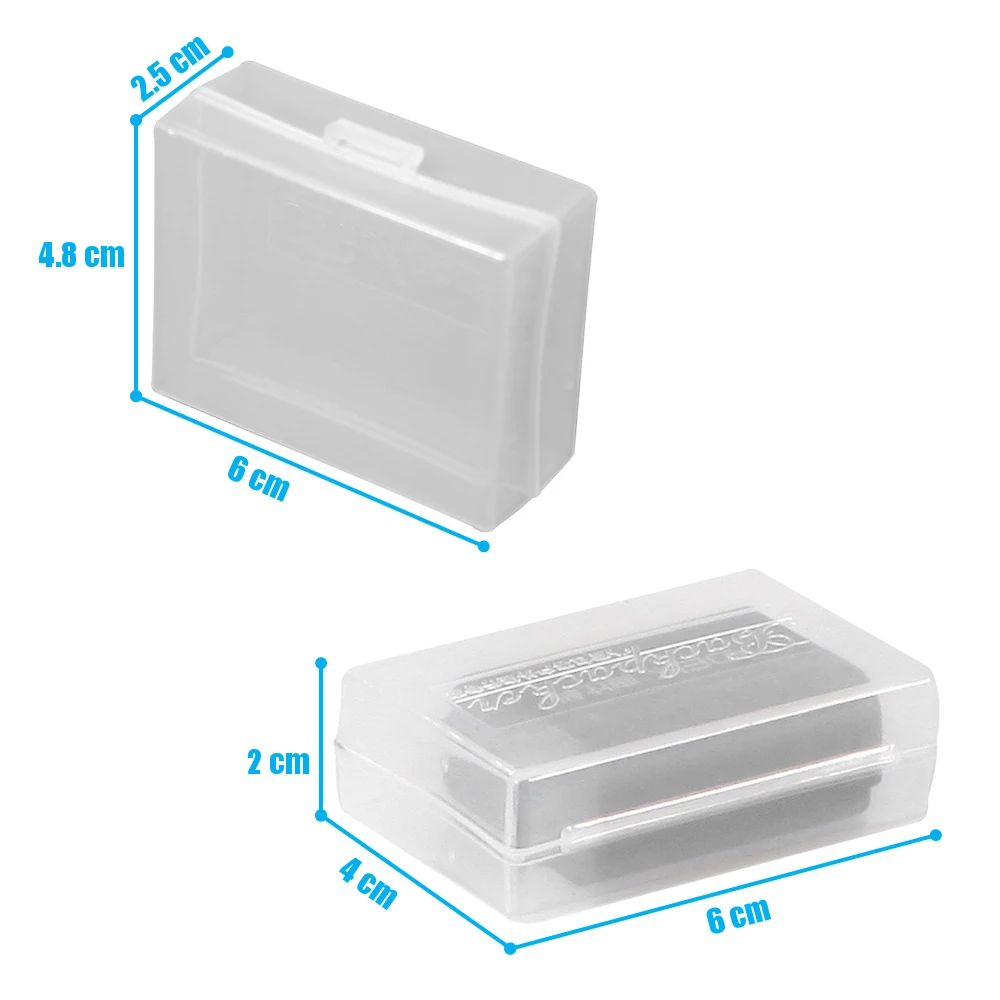 

5pcs/Lot Translucence Plastic Case for DSLR Battery Canon LP-E8 LP-E6 LP-E5 BP-511A Nikon NB-10L EN-EL9 Sony CRV3 Pentax LI90