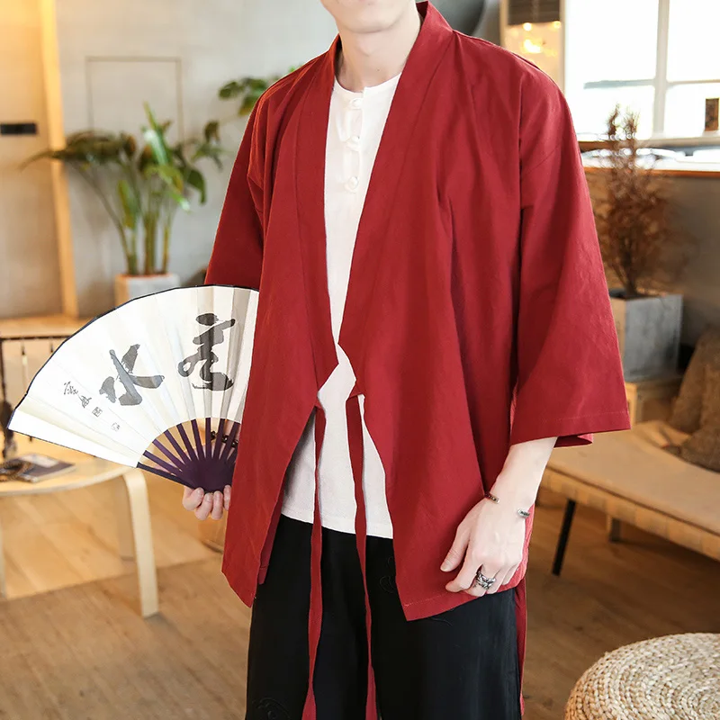 Oriental Clothes men's orient tops oriental shirts for men hanfu blouse cheongsam linen vintage style clothing chinese traditio