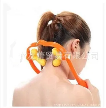 

Cervical spine massager neck acupoints strength vertebral massager U adjustable pressure manually soothe sore