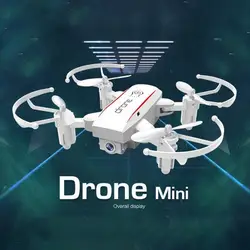 Мини Drone с 0.3MP камера 2,4 г игрушка-Дрон на дистанционном управлении для детей FPV системы Wi Fi Micro Квадрокоптер Безголовый режим один ключ