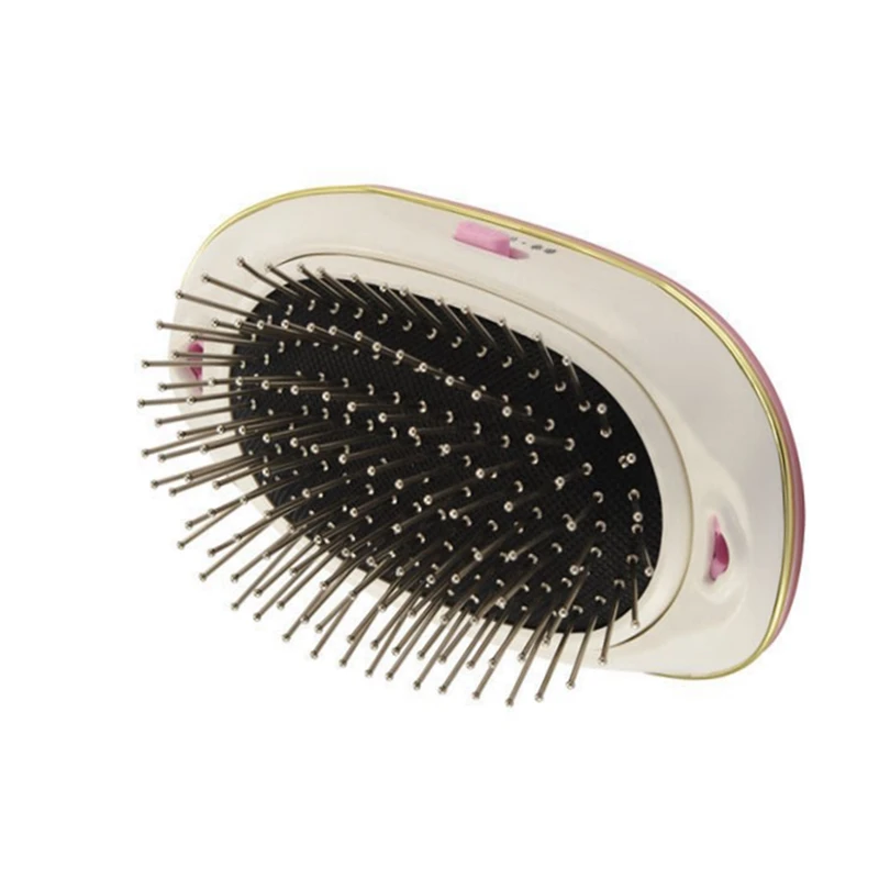 Портативная электрическая ионная расческа для волос, идеальная ионная расческа для выпрямления, утюжок для ухода за волосами, выпрямитель для волос, электрическая железная щетка