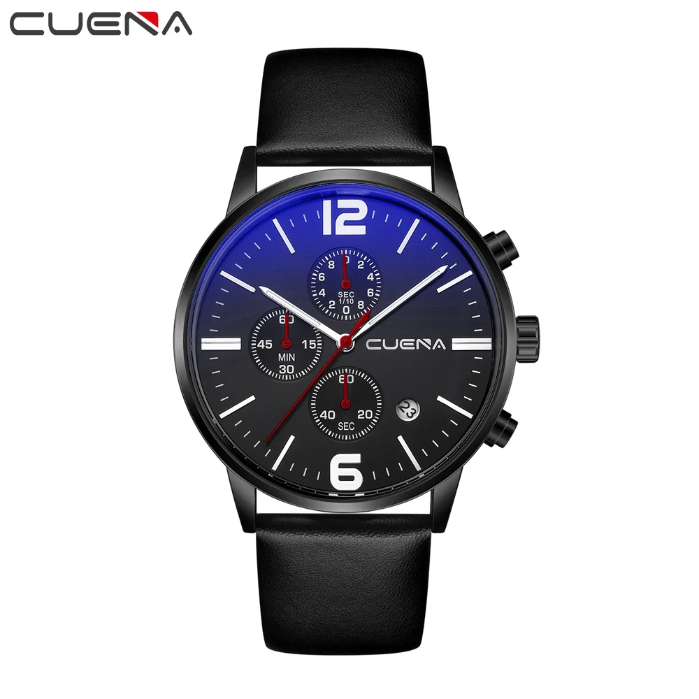 Buy Mens Watches Top Brand Luxury Genuine Leather