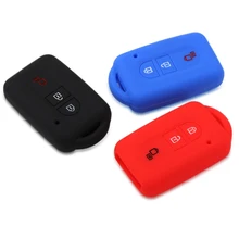 3 кнопки Fob оболочки ключа автомобиля супер качество силиконовый чехол для Nissan Tiida Note Navara Qashqai Micra Juke X-Trail Pathfinder