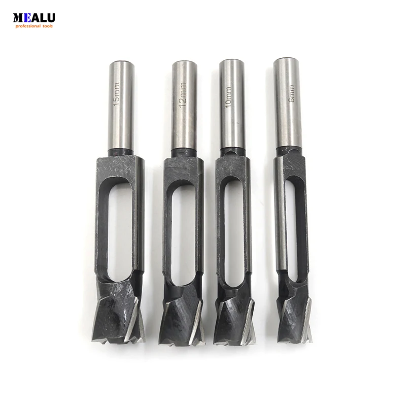 

4 pcs/set Tenon Dowel Plug Cutter Maker Tapered Snug Plug Cutters 8mm 10mm 12mm 15mm Cork drill
