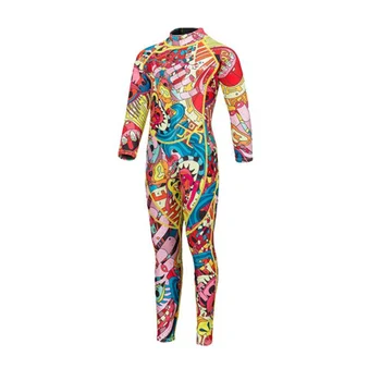 

2.5mm Neoprene Thick Children's Wetsuits Long-Sleeved Printing Wetsuits Diving Surfing Clothing Winter Warm Swimsuit Wetsuits