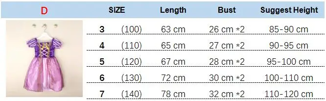 D SIZE