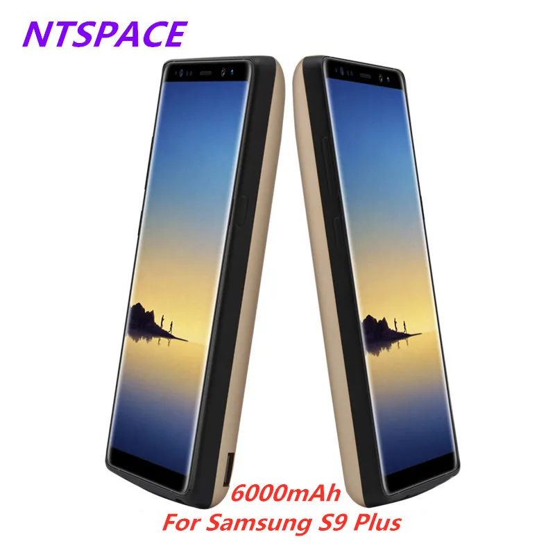 

6000mAh New Fashion Ultra-thin Portable Cover Battery Charger Case For Samsung Galaxy S9 Plus External Backup Power Bank Case