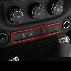 ABS выключатель сигнальных огней ручка декоративная рама для Jeep Wrangler AAA351A