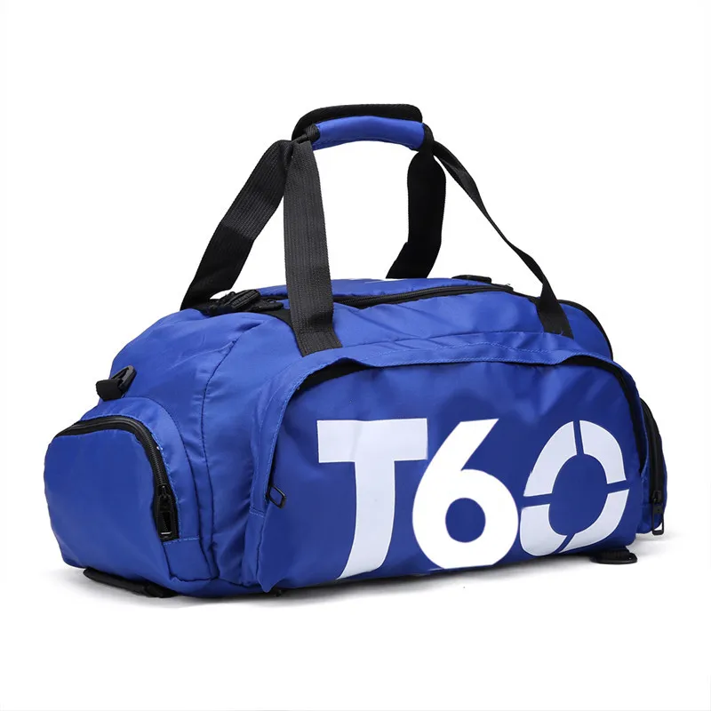 Высококачественные спортивные сумки для спортзала для мужчин и женщин, водонепроницаемая многофункциональная сумка для фитнеса, походная спортивная сумка - Цвет: blue