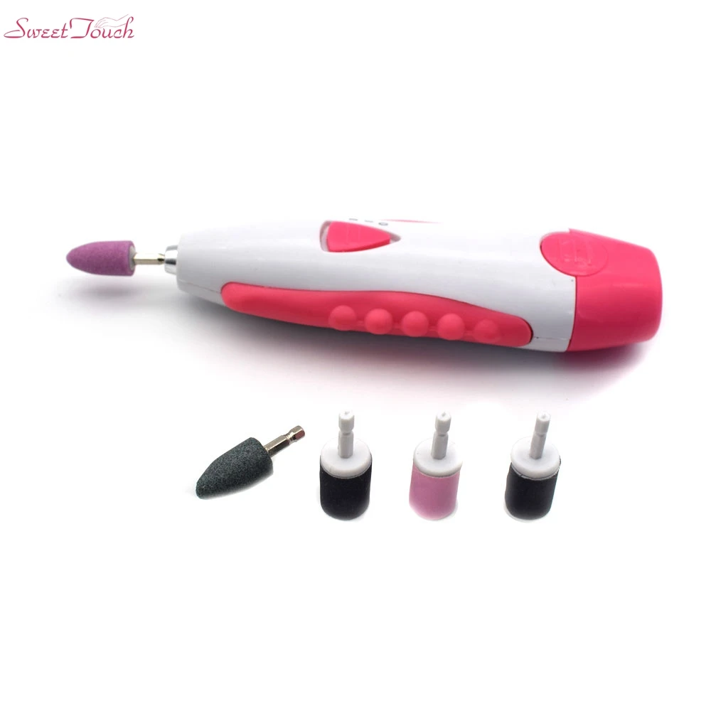 

Sweettouch Electric Manicure & Pedicure Nail Care Tool Box with 5 PCS Attachment for Grooming of Hands