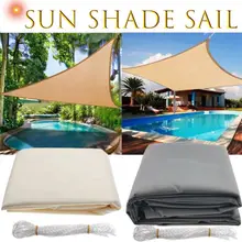 Pare-soleil triangulaire étanche, auvent d'extérieur, voile d'ombrage de jardin, Patio, piscine, Camping, grand tissu