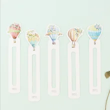 30 шт./лот творческий воздушный шар бумажный Закладка для книги канцелярские принадлежности закладки книжные держатели карты сообщения школьные принадлежности papelaria