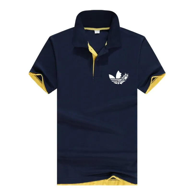 

Brand Mens Business Polo Shirts Men Desiger Polos Men Cotton Short Sleeve shirt Clothes Summer jerseys Golf Tennis Polos Solid