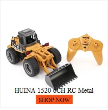 HUINA 1570 16ch RC деревянный металлический захват 1/14 2,4G инженерный гусеничный грузовик Игрушечная машина RTR строительный автомобиль с светильник