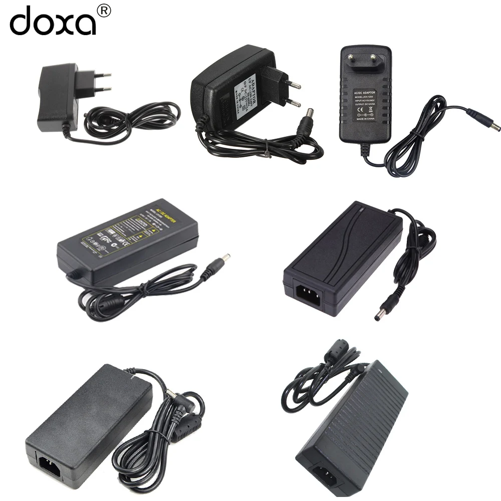 BLYN LED Power Supply 12V AC110V/220V Light Transformer 5.5x2.1mm 36W 60W 100W 120W For CCTV Camera Adapter Driver | Лампы и освещение