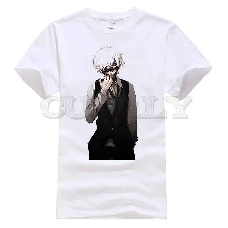 

2019 anime Cotton Tokyo Ghoul Men thrasher t shirts oggai Ken Ken / Sasaki graphic shirt tshirts brands men shirts