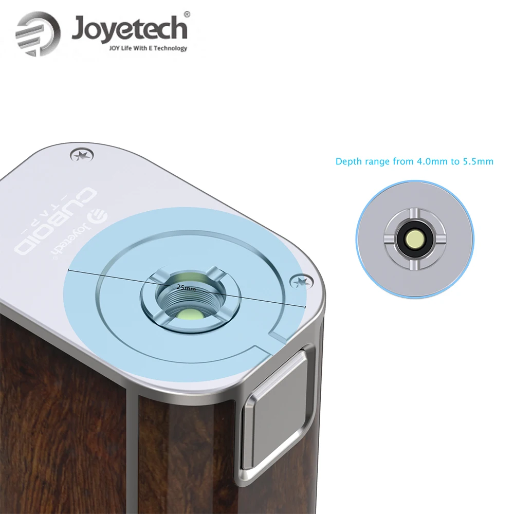100% оригинальная электронная сигарета joyetech cuboid tap Mod 228 Вт с oled дисплеем вейп бокс