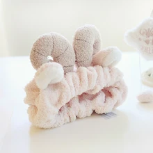 

Soft Plush Toys Sweet Lamb/Giraffe/Yellow Angel/Pink Angel Wash Headband for Children's Gift Woman'Gift