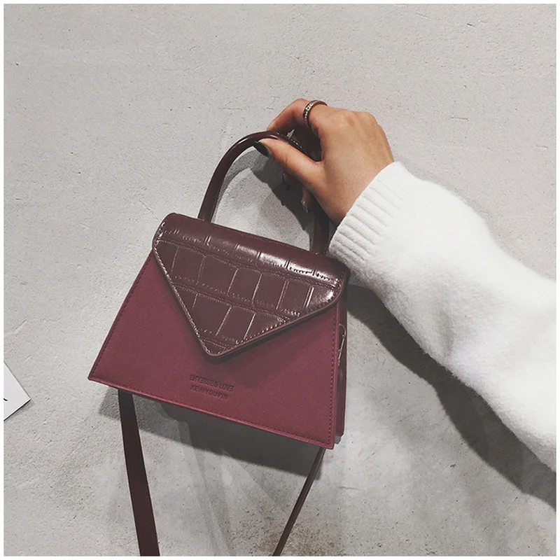 Женская сумка-мессенджер, винтажная сумка через плечо с текстурой, женская сумка, новинка, известная брендовая дизайнерская сумка через плечо, ретро-сумка