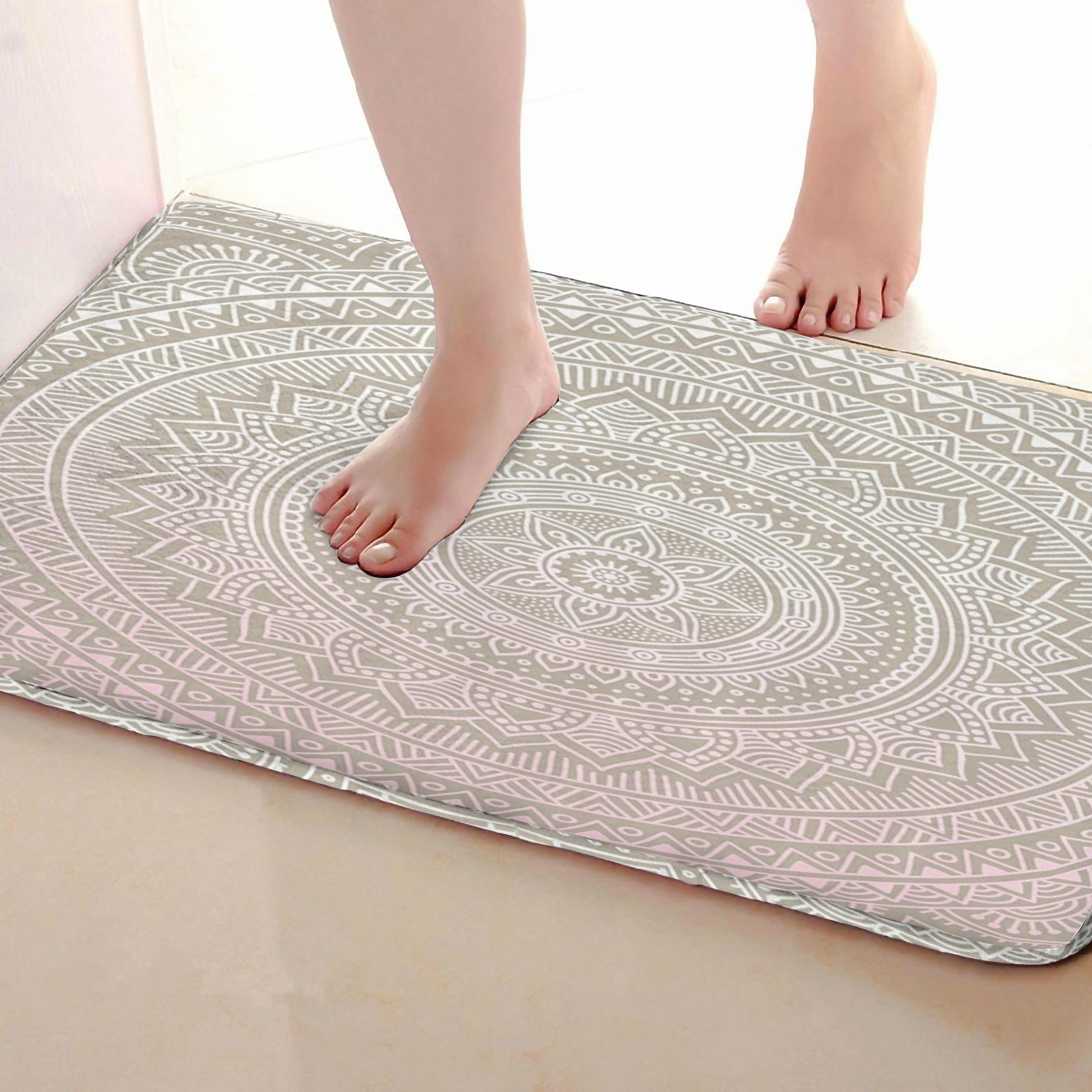 Коврики для улицы в цветочном стиле, забавные Противоскользящие коврики для ванной, коврики для двери, коврики под входную дверь