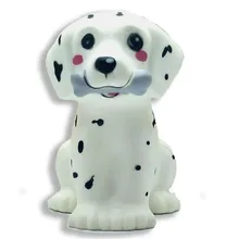 Антистресс далматинская Собака Мягкий медленно поднимающийся мягкий PU Мягкий сжимающий шнурок для всех смартфонов мобильный телефон ремень