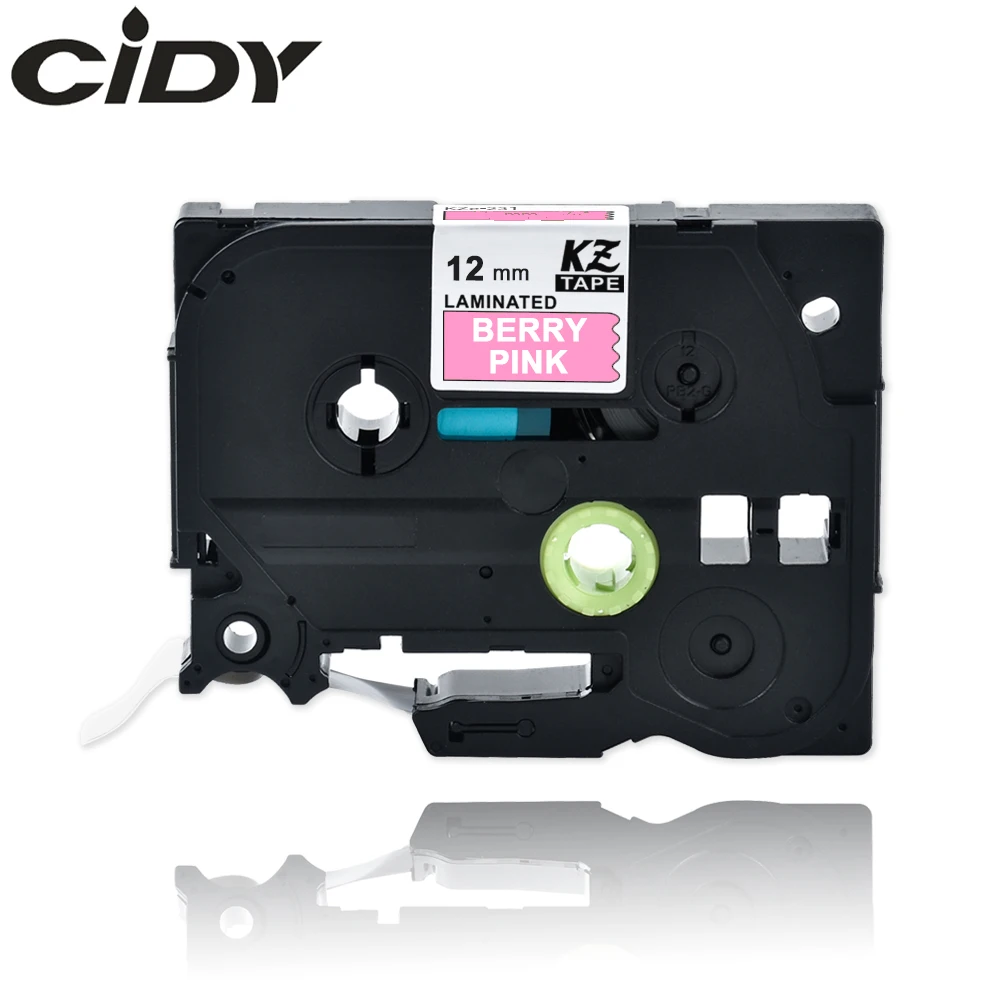 CIDY 12Mm Putih Berry Pink TZe MQP35 TZ MQP35 Tze-MQP35 Tz-MQP35 Kompatibel Saudara PTouch PT-D210 TZE 231 TZE-231
