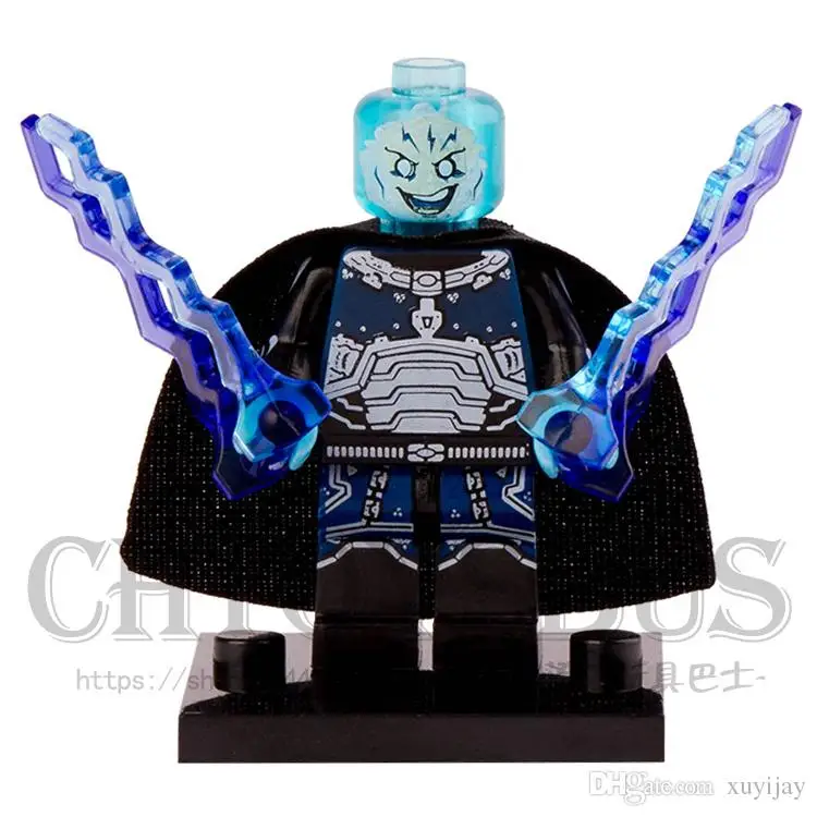 

Single Sale Electro Marvel Mysterio Spider-Man Avengers Minifig Model Assemble Model DIY Building Blocks Kids Toy Gift