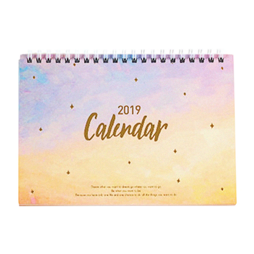 Четыре сезона серии Настольный календарь для 2019 меморандум планирования офиса домашний стол канцелярские