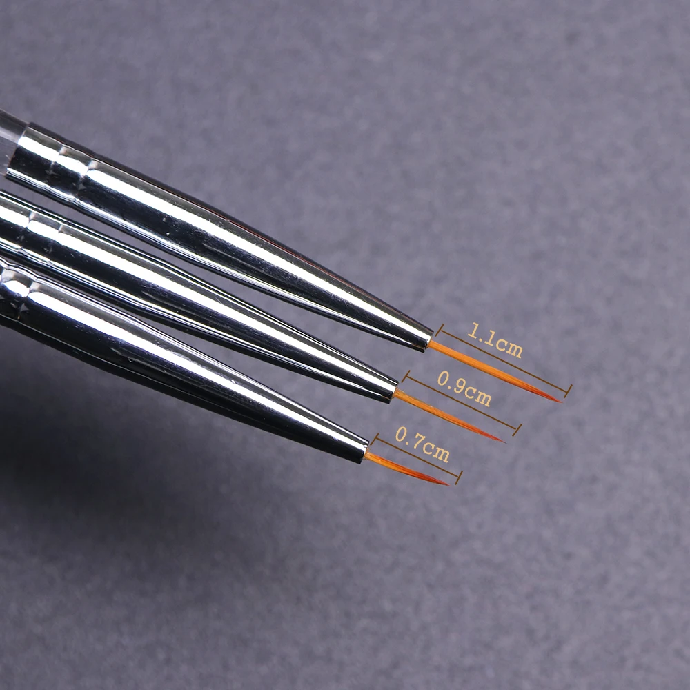 Nail Art Brush Crystal Acrylic Thin Liner Drawing Pen