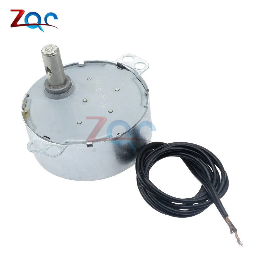 AC 220 240V/переменного тока 12V 50/60 Гц Синхронный двигатель 5 6 об/мин прочный высокий