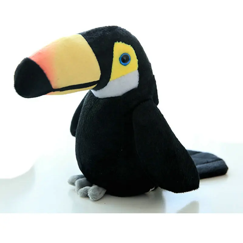 stuffed black bird