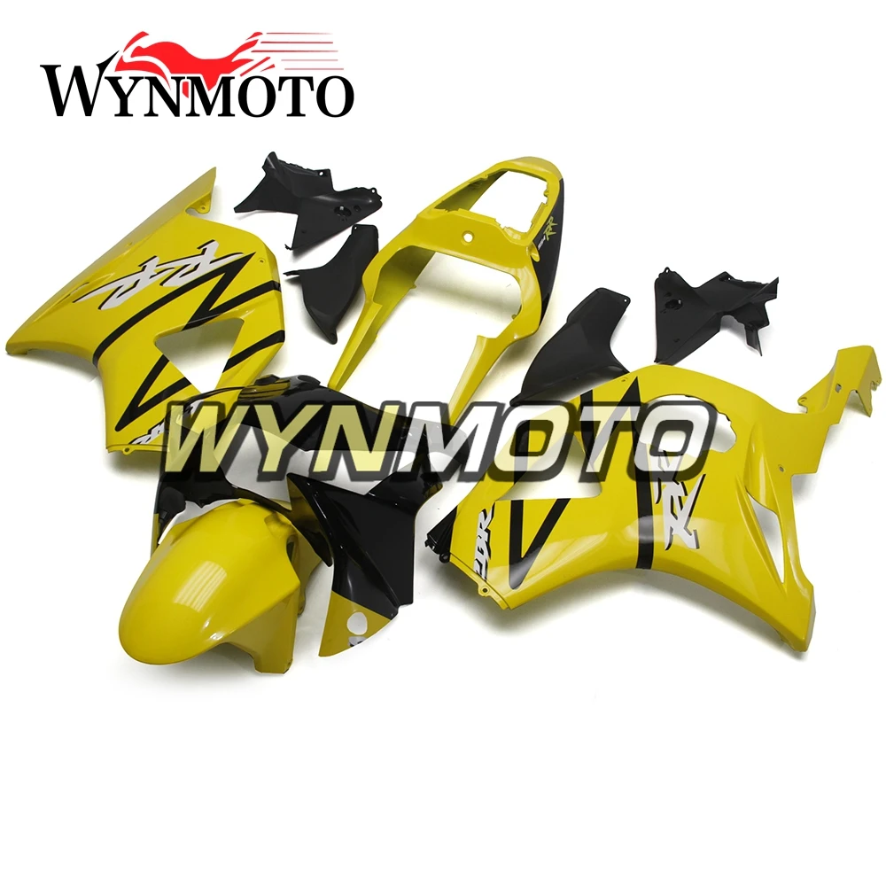 Полные желто-черные Обтекатели для Honda CBR900RR 954 2002-2003 год впрыск АБС пластмасса 02 03 Кузов Мотоцикл Панели Наборы