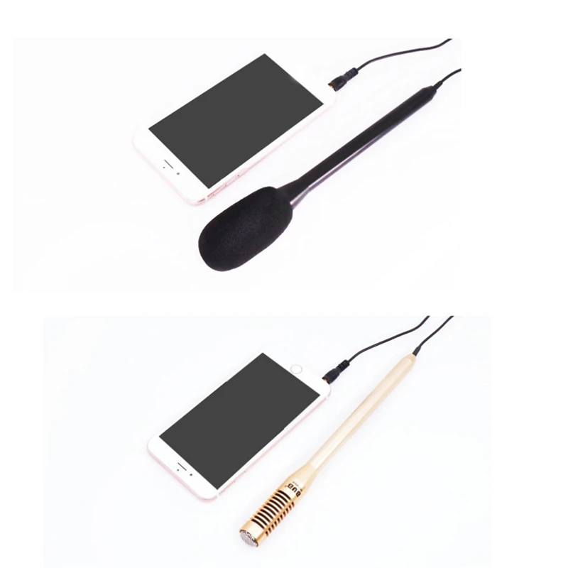 MA P68 Портативный Hifi фильм направлены смартфон Запись интервью микрофон