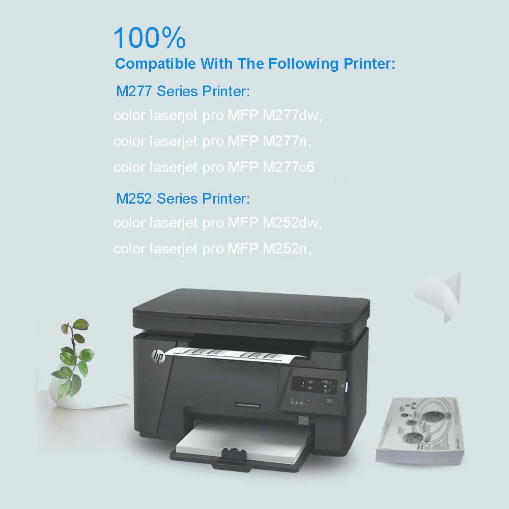 1 × совместимый тонер картридж для CF201A 201A HP Laserjet Pro M252dw/M252n MFP/M277dw/M277n CF400A 400a CF401A CF402A