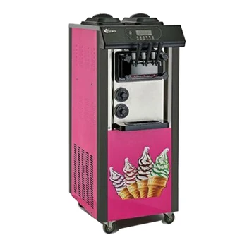 

2018 new design,floor model 3 flavours soft ice cream machine for commercial