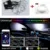 Новейшие 6 м звук активных RGB светодиодный салона Свет Многоцветный EL неон полосы света приложение телефон Управление Атмосфера свет 12 В