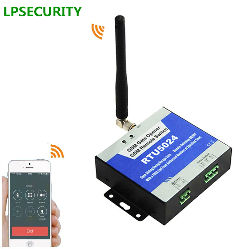 

RTU5024 Garage GSM Gate & door Opener Remote Control Unit Security Alarm System for Automatic Door GSM Opener