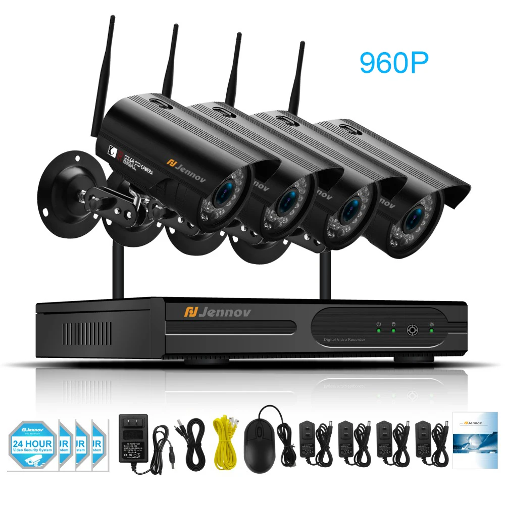 

HD IP Camera Wireless Home Security CCTV System With NVR 960P Wifi Video Surveillance Kits Set wi-fi 36 Pieces IR Led Lights