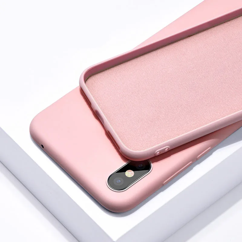 Xiaomi Redmi6 Pro Оригинальный жидкий силиконовый чехол для Redmi 6 6A ультра тонкий мягкий