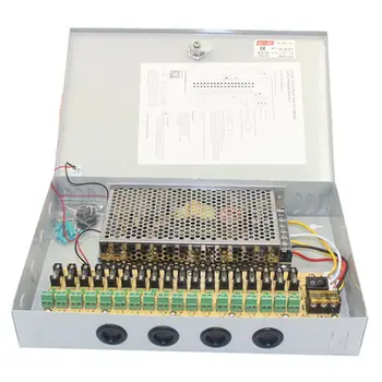 

MOOL 12V DC 10A 18 CH Channel BOXED POWER SUPPLY UNIT For CCTV Surveillance Camera