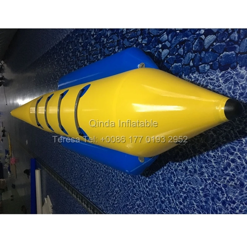 inflatable flying toward boat (1)