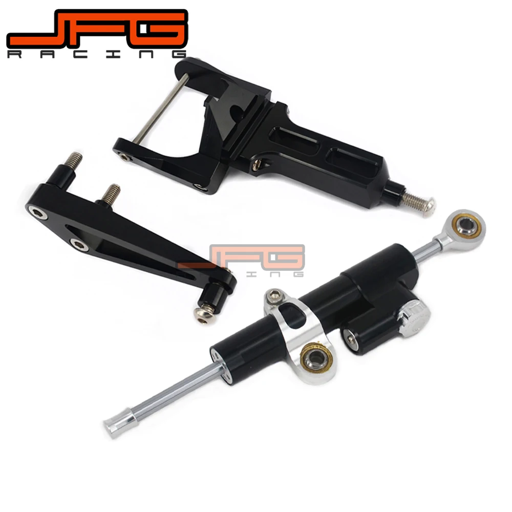 

CNC Steering Damper Stabilizer Linear Reversed Safety Control & Adapter Bracket For HONDA CB1300 CB 1300 03 04 05 06 07 08 09-11